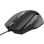 Trust Voca Ratón de Oficina Ergonómico Negro 2400 DPI